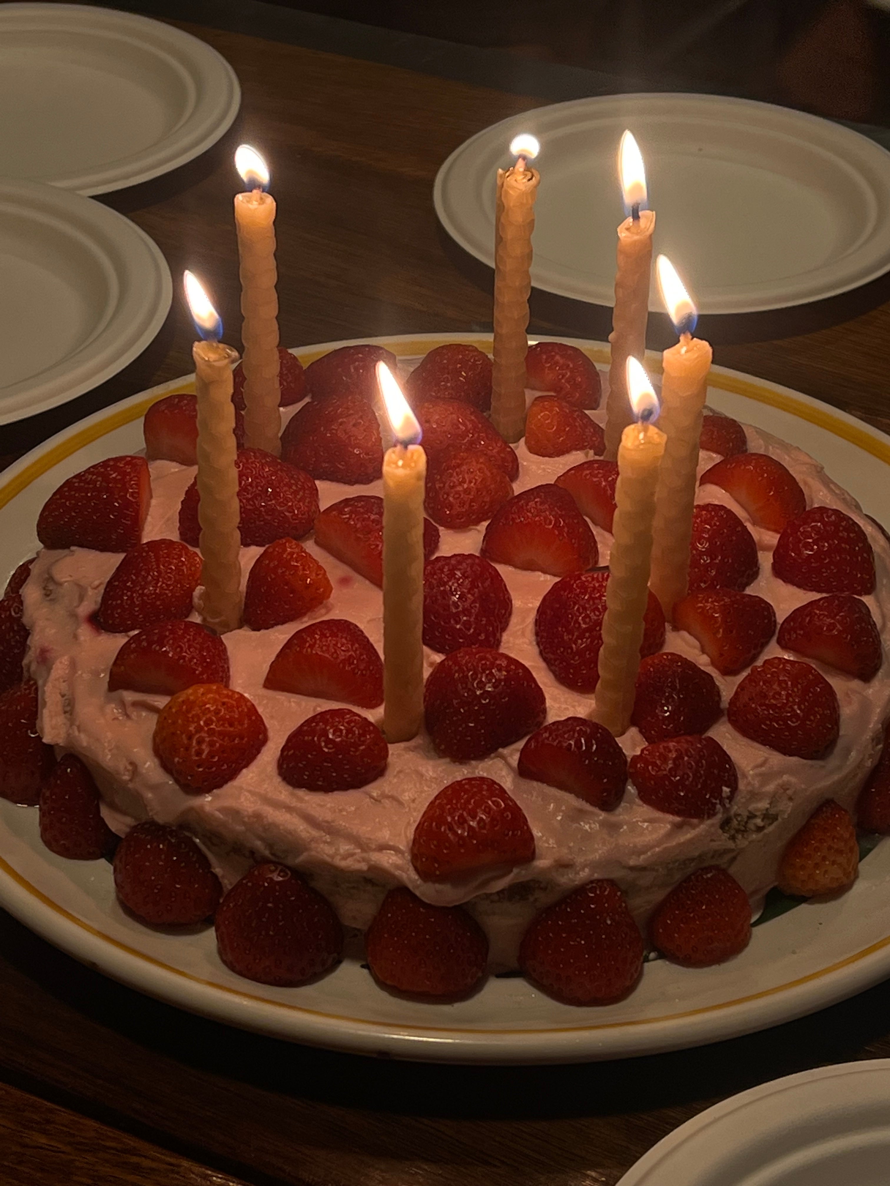 Organic Beeswax Birthday Candles