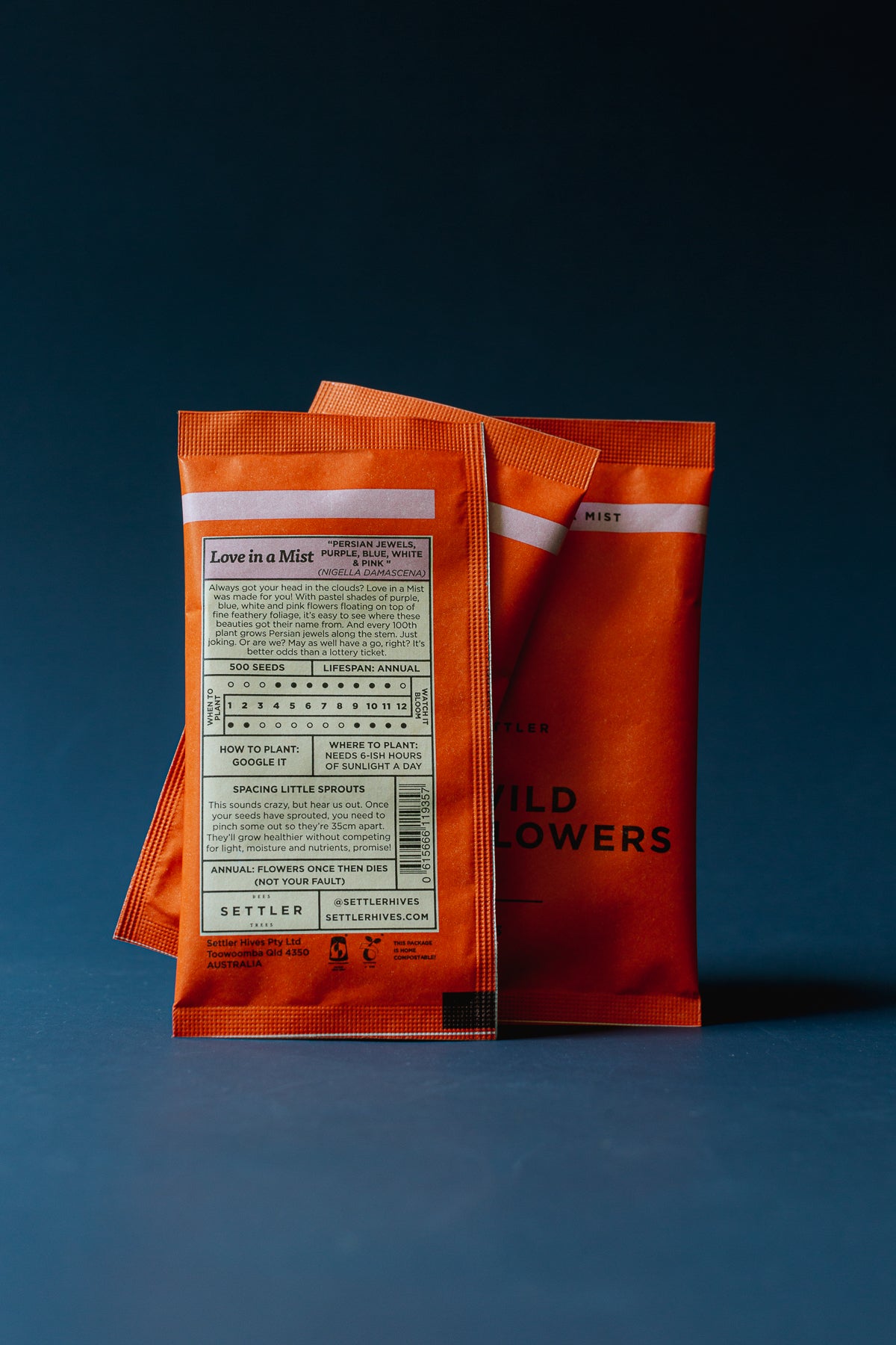 Bulk Seed Packets | Marigold, Love in a Mist & Zinnia