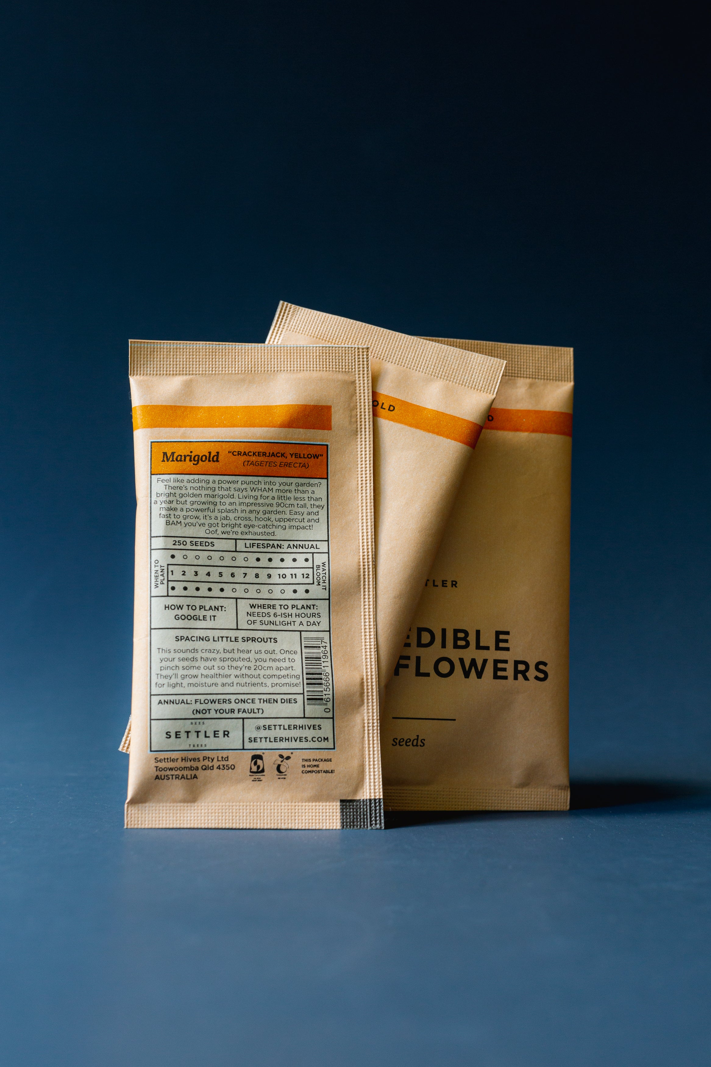 Bulk Seed Packets | Marigold, Love in a Mist & Zinnia