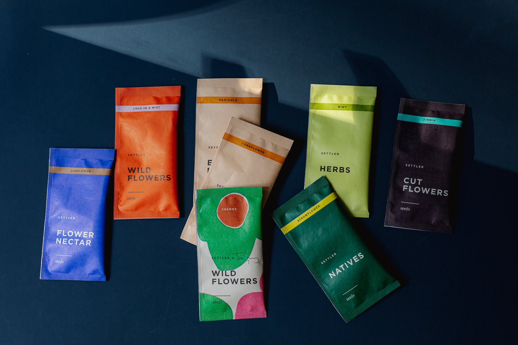 Bulk Seed Packets | Marigold, Love in a Mist & Zinnia